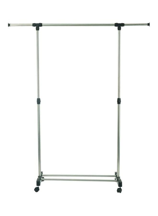 Fully Stainless Steel Single Pole Expansion Drying Rack Black