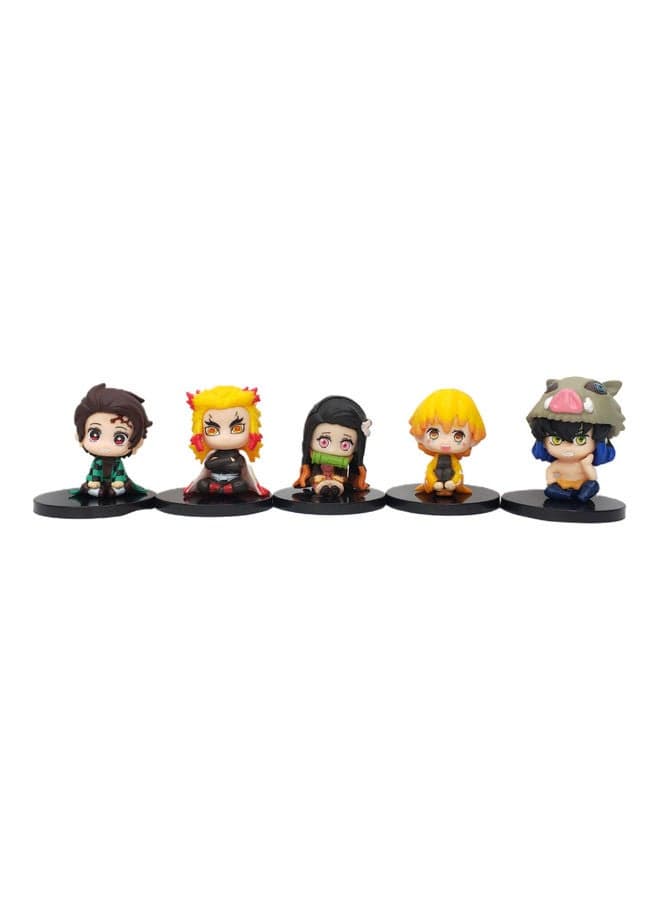 5-Piece Demon Slayer Model Figurine 15*5*5cm