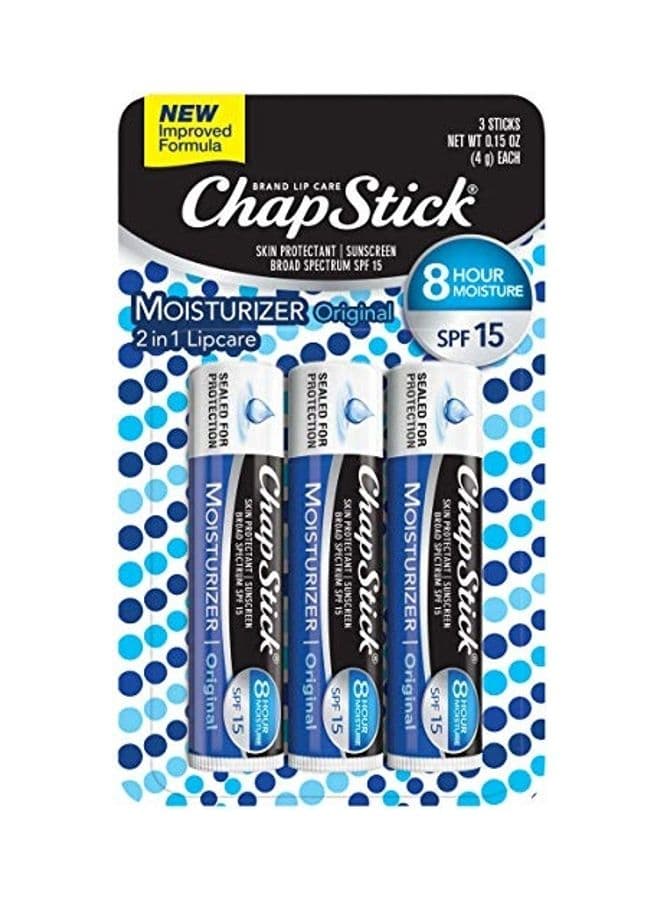 3-Piece Lip Moisturizers Multicolour