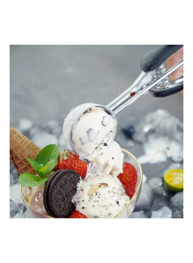 Ice Cream Spoon Black/Silver