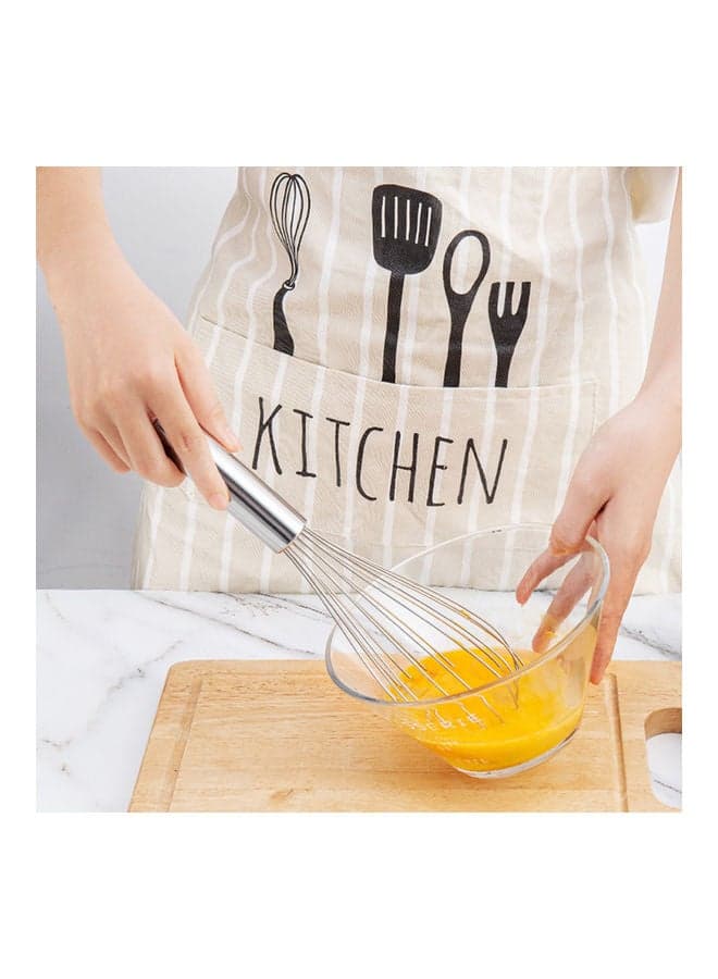 Egg Whisk Silver 26x7x5cm