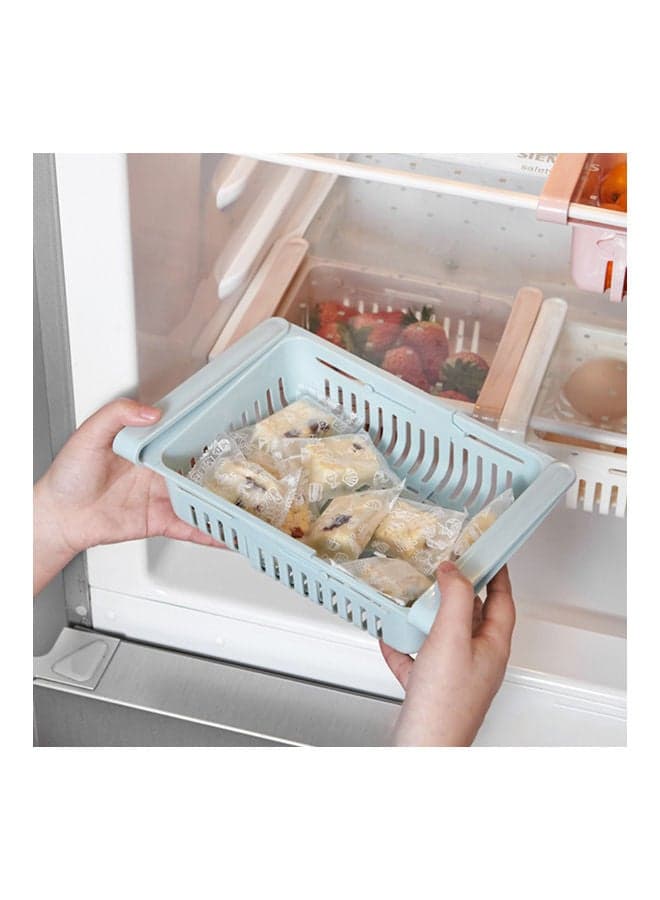 Food Organizer Storage Rack Blue