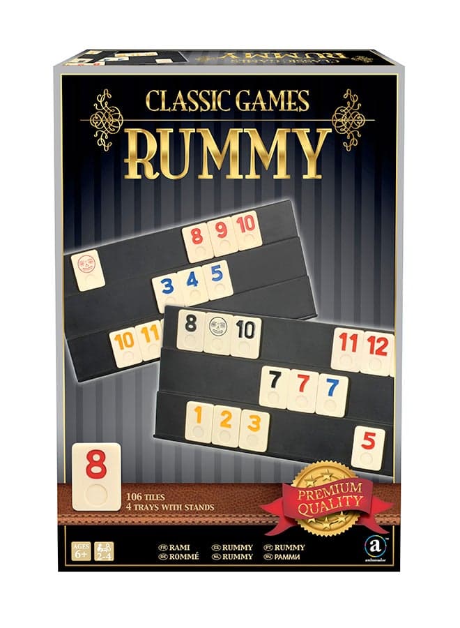 Classic Rummy Card Game Set