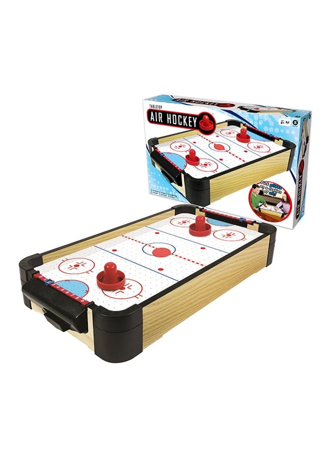 Wood Tabletop Air Hockey Game 57x31x10cm