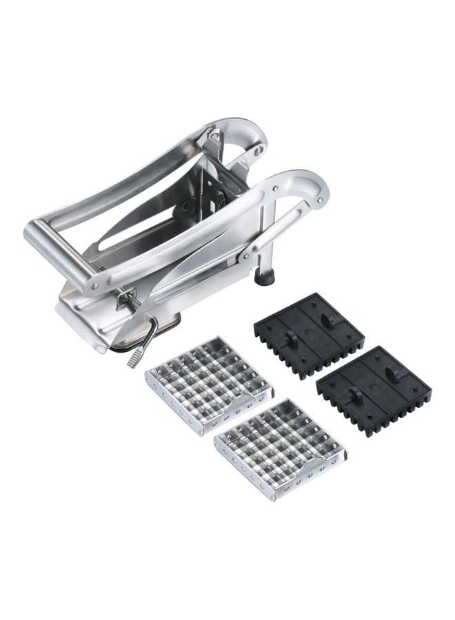 Stainless Steel French Fry Cutter Silver