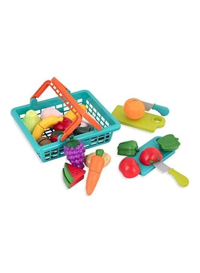Farmers Market Basket Food Set