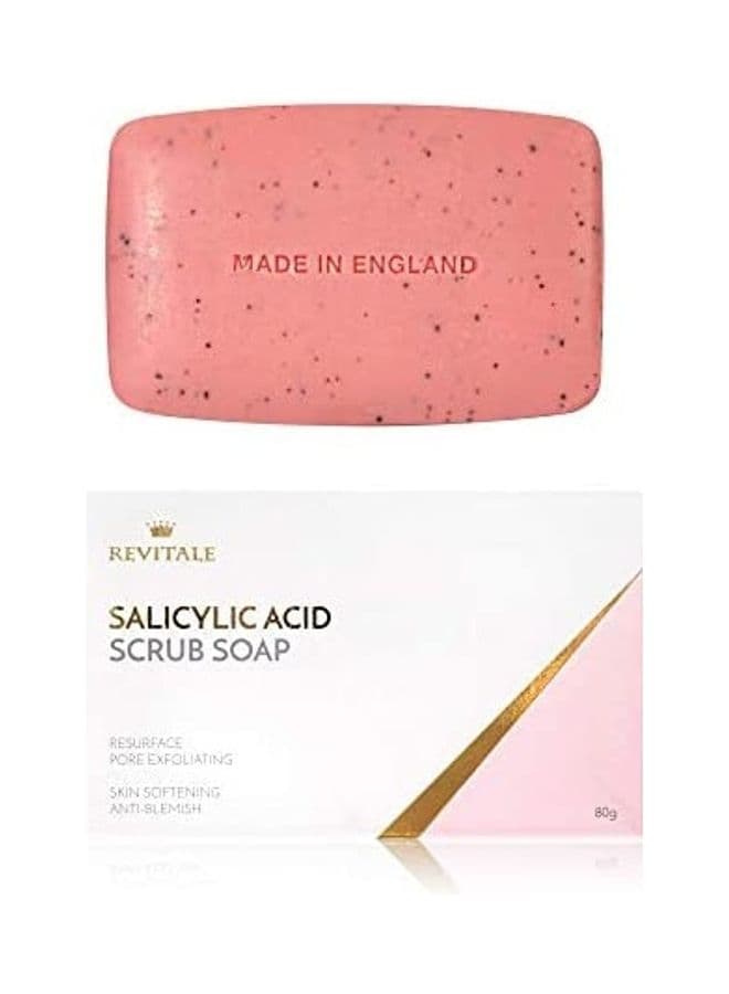Salicylic Acid Scrub Soap Clear 80grams