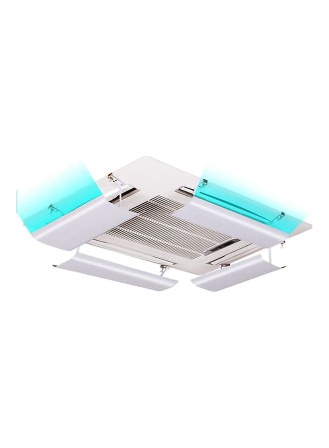 Adjustable Air Conditioner Deflector T23 White