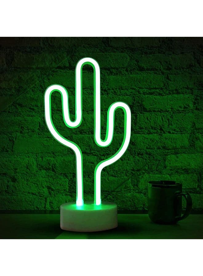 LED Neon Night Lamp Green