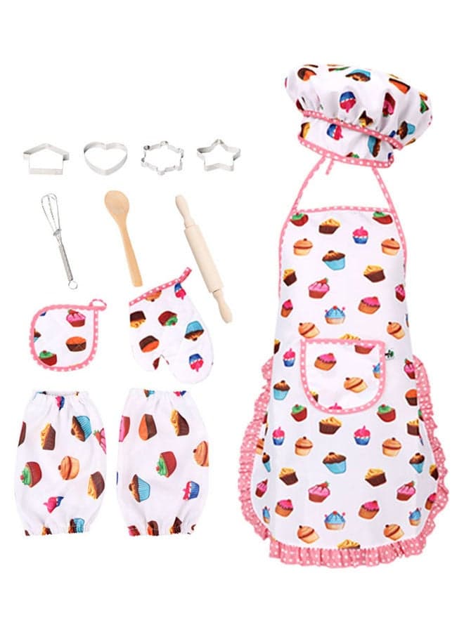 Kids Cooking And Baking Apron With Hat