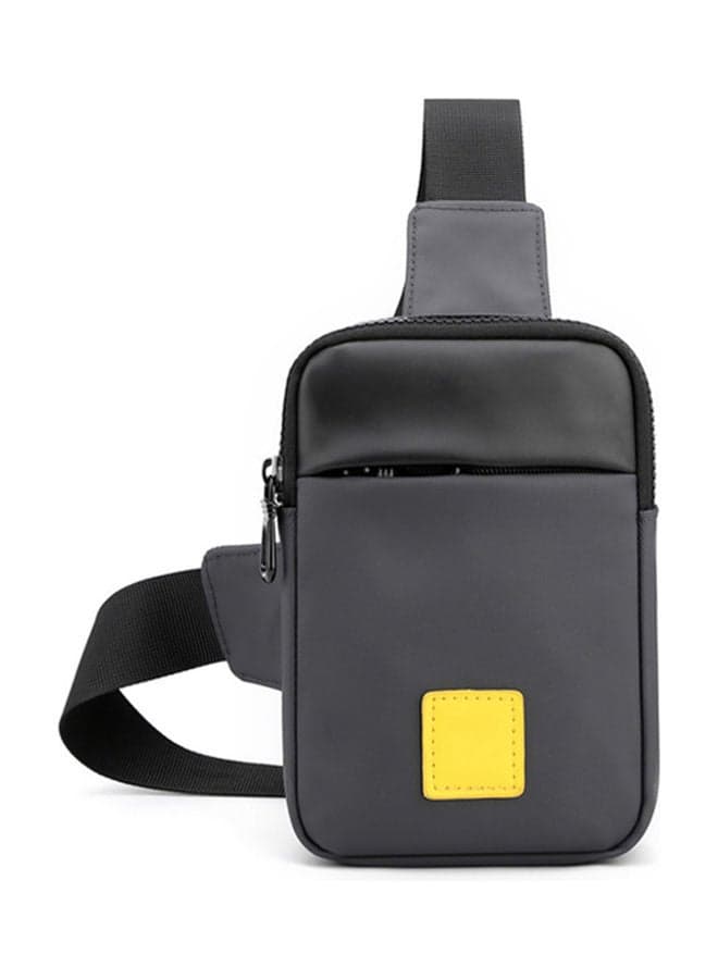 Wear-Resistant Crossbody Nylon Chest Bag with Adjustable Strap