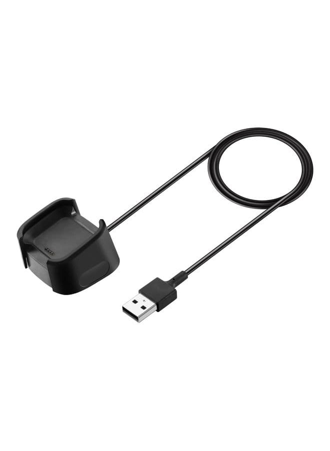 Replacement Smart Bracelet Charging Cable Dock for Versa 2 Lite Black