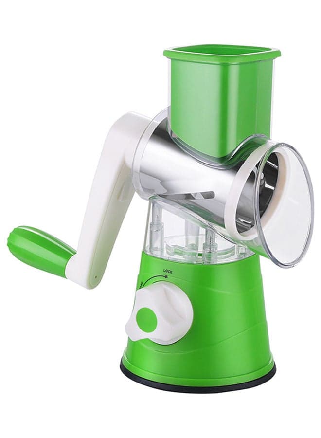 Rotary Grater With Blade Green