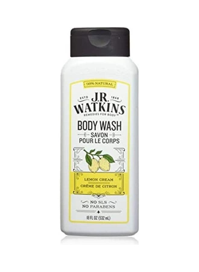 Daily Moisturizing Lemon Cream Body Wash Clear
