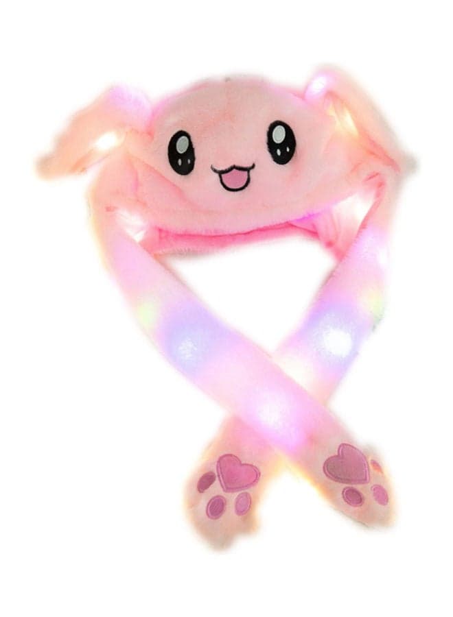 LED Bunny Pikachu Plush Bucket Hat
