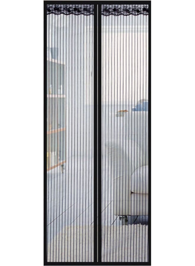 Mosquito Net Bug Mesh With Full Frame Fastener Tape Black