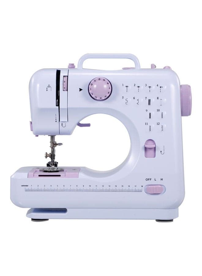 Portable Mini Sewing Machine ZJ100605 Purple/White
