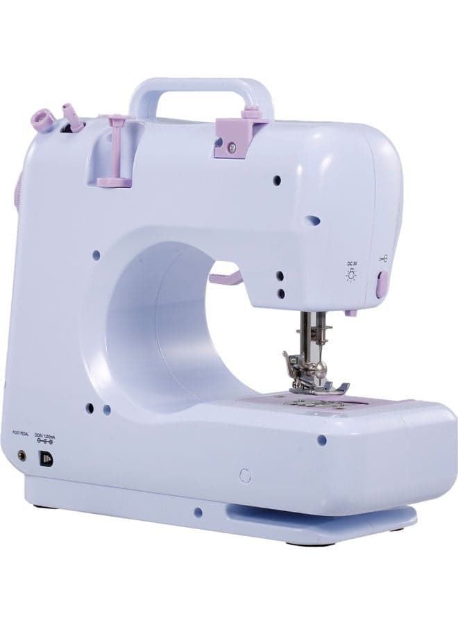 Portable Mini Sewing Machine ZJ100604 Purple/White