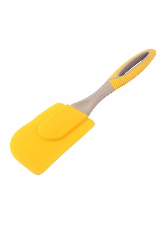 Multi Useful Non-Stick Silicone Spatula Yellow 25x5x2cm