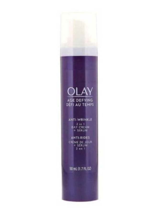 Age Defying Anti Wrinkle 2-In-1 Day Cream Plus Serum 50ml