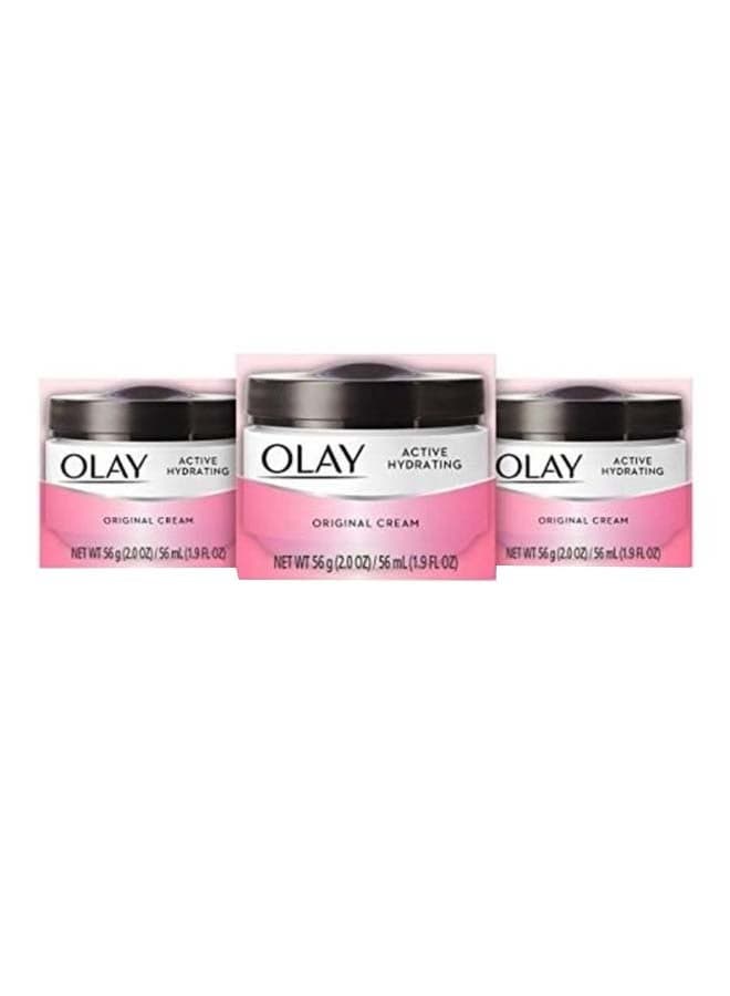Pack-3 Active Hydrating Cream Face Moisturizer 56ml