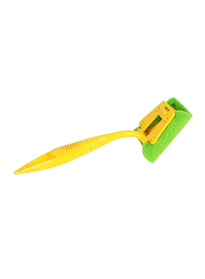 Sink Scrubber With Handle Yellow/Green 25x8x5cm