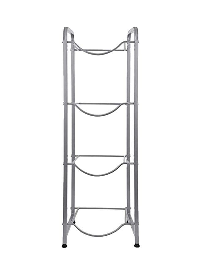 4 Tier Water Bottle Storage Rack Assorted Colour 108cm