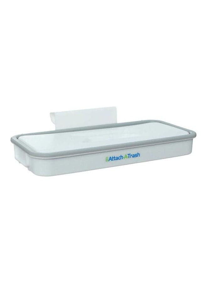 Attach A Trash Hanging Trash Bag Holder White