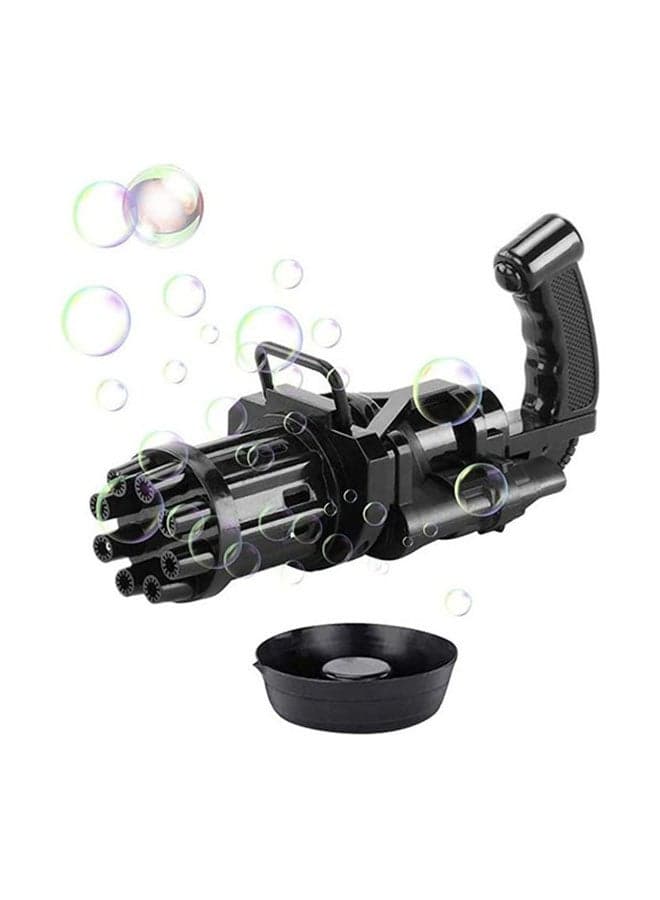 8 Hole Design Portable Non-Toxic Electric Gatling Bubble Maker Machine Gun