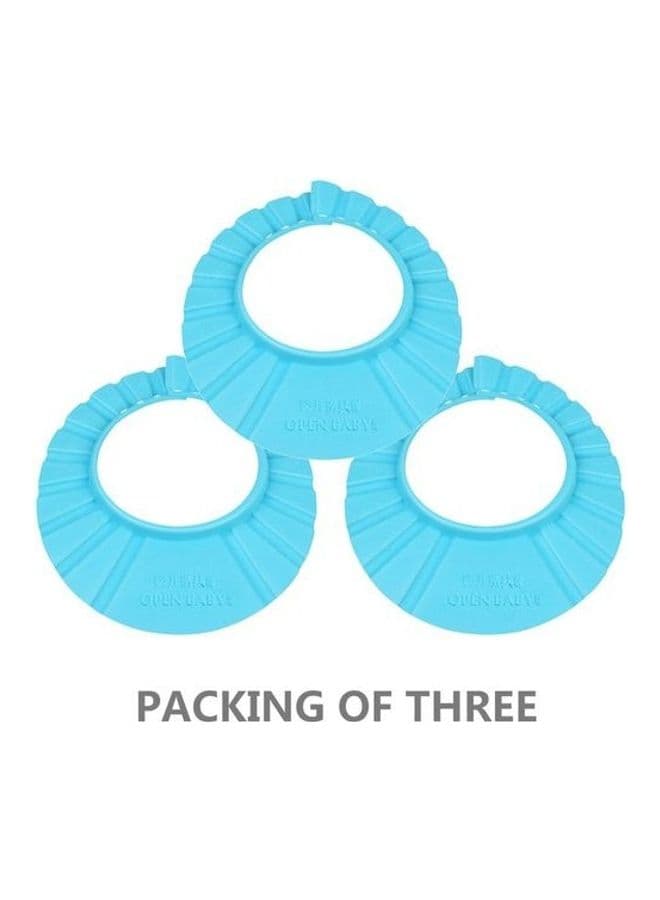 3-Piece Shampoo And Shower Protection Baby Bath Cap