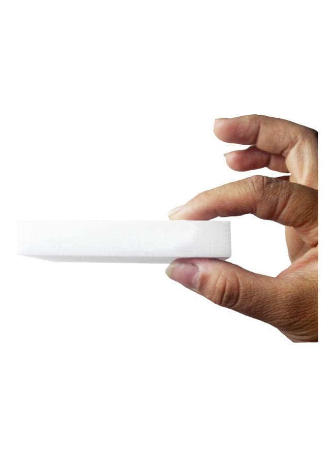 50-Piece Multifunctional Magic Sponge Eraser Set White