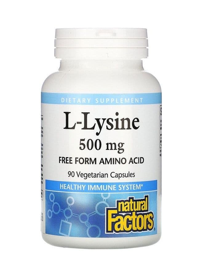 L-Lysine, 500 mg Capsules
