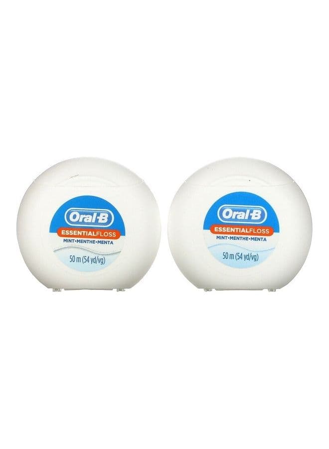 Pack of 2 - Essential Floss, Mint White 54*2yard