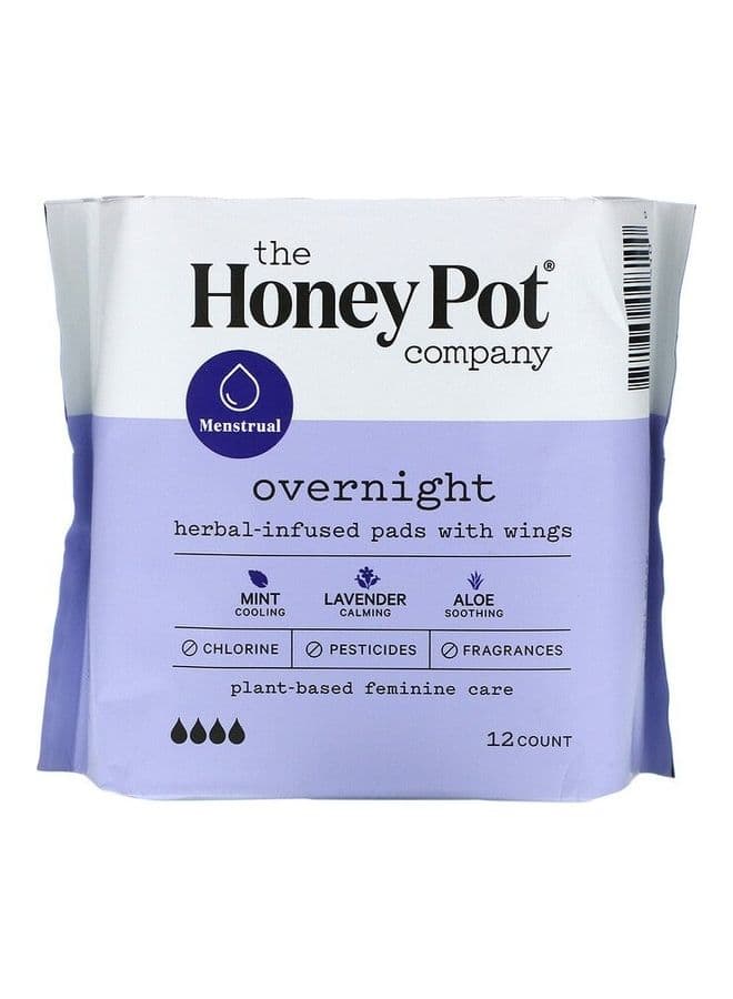 Herbal-Infused Pads With Wings Overnight