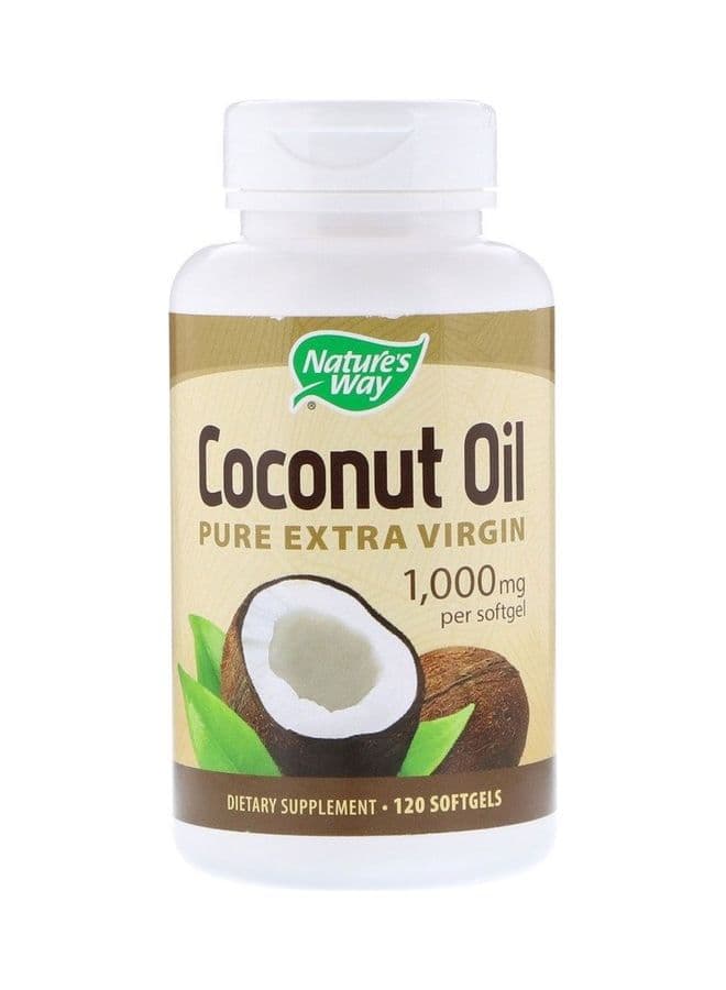 Coconut Oil Pure Extra Virgin 1,000 Mg