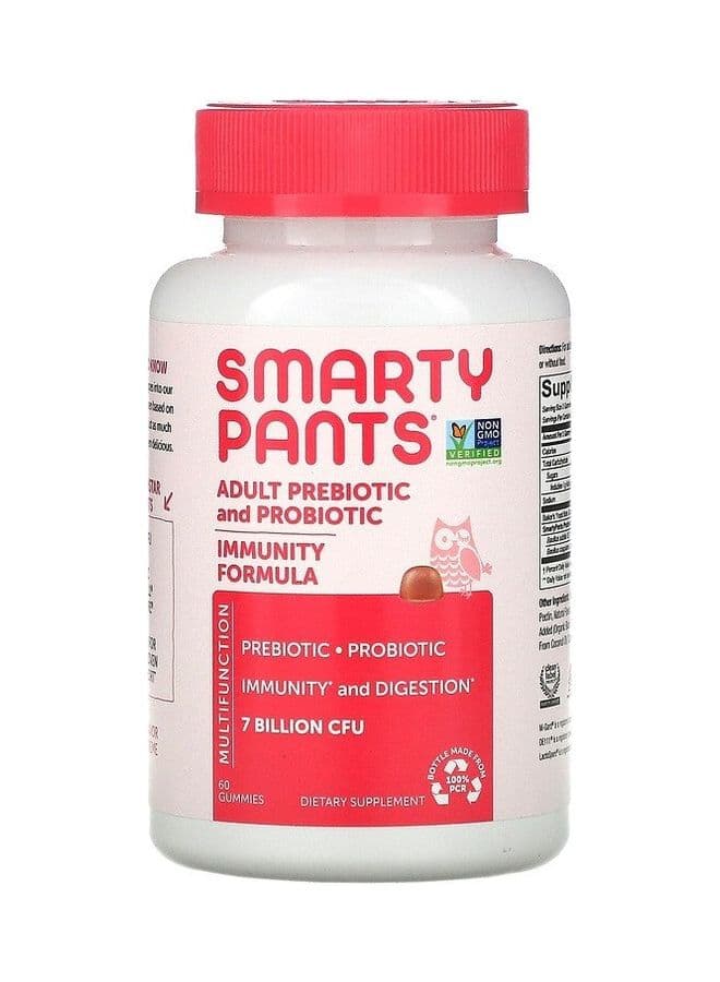 Prebiotic & Probiotic Immunity Gummies - Strawberry Crème