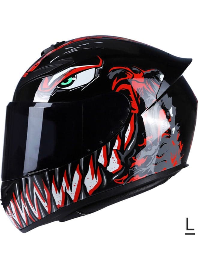 Protective Motorcycle Full Face Rapid Street Helmet