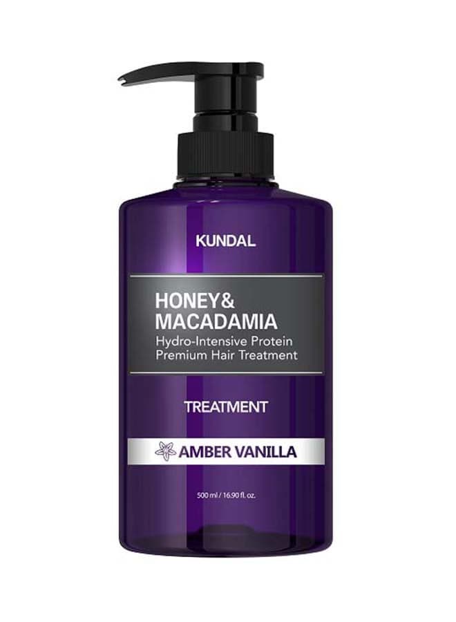 Honey And Macadamia Hydro-Intensive Protein Premium Hair Treatment Amber Vanilla 500grams