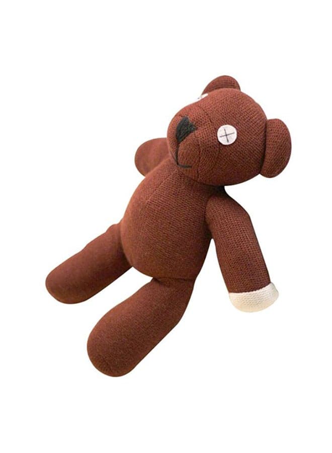 Cute Mr. Bean Stuffed Toy Adorable Realistic Detailing Compact Lightweight 25cm
