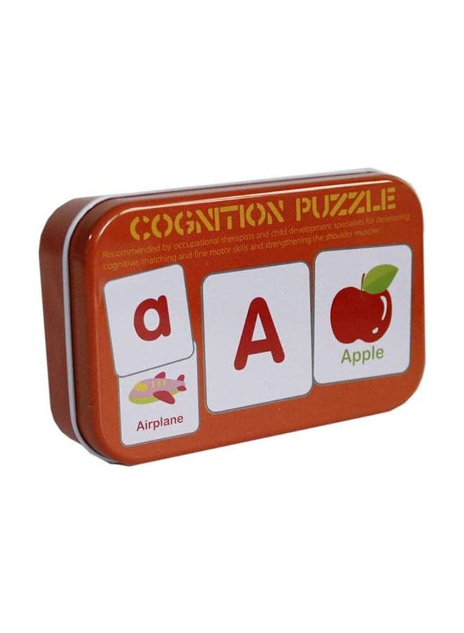 56-Piece Cognition Alphabet Flash Card Puzzle