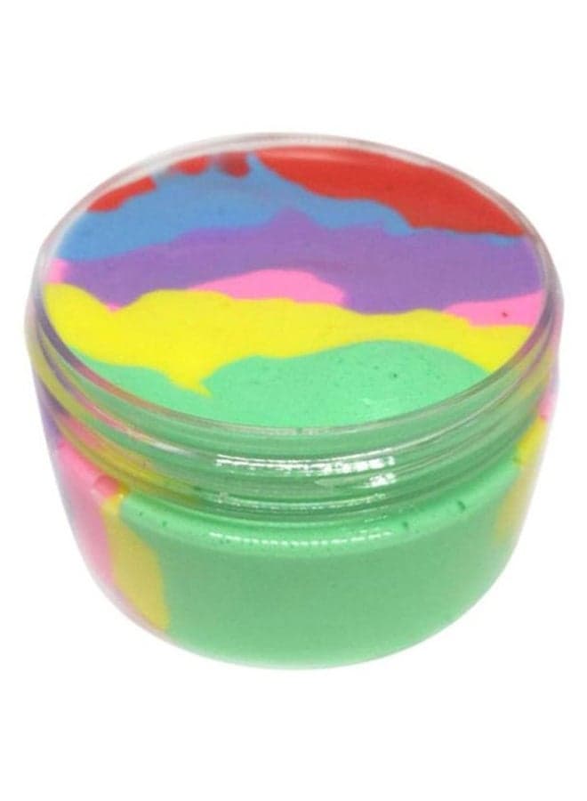 Fluffy Rainbow Slime Clay