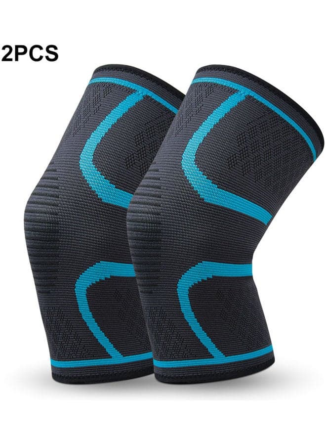 2-Piece Protective Sports Knee Pad Set S