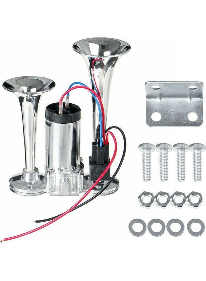 Electric Horn Loudspeaker Dual Trumpet