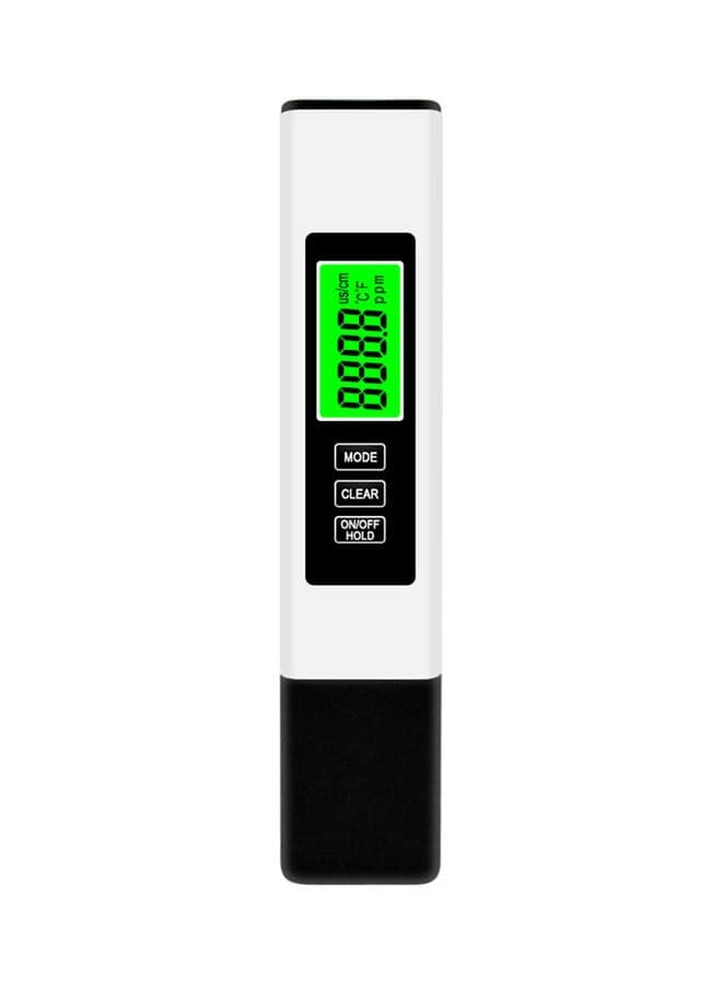 3 in 1 Digital TDS Water Meter White/Black
