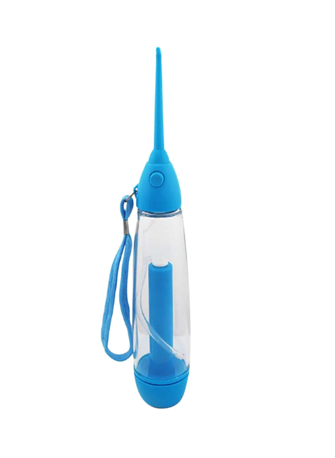 Oral Dental Floss Irrigation Water Jet Tooth Cleaner Tool Blue 25 x 3.5cm