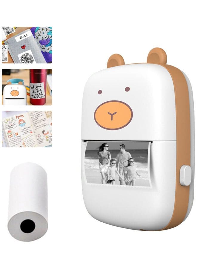 Mini Portable Mobile Pocket Photo Printer White