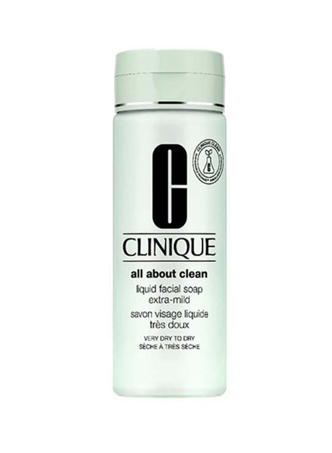 All About Clean Liquid Facial Soap Extra Mild 200ml