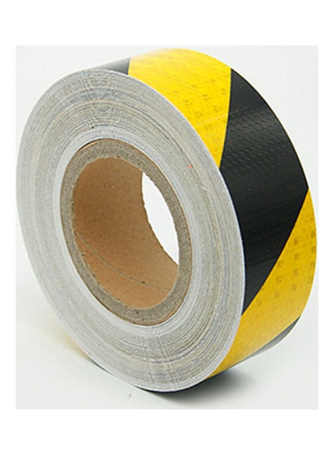 Reflective Safety Warning Tape 2500x5 Cm Black/Yellow