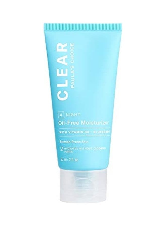 CLEAR Oil-Free Lightweight Face Moisturizer for Acne-Prone Skin Blue 60ml