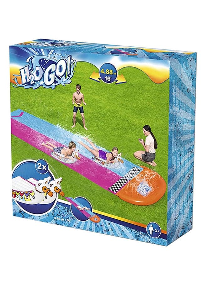 H2OGO! Llama Rama Double Race Slide 7x30x30cm
